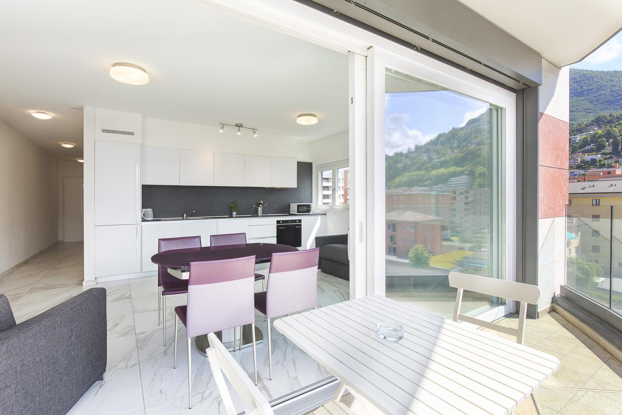 Roggia Apartments By Quokka 360 - Central Flats With Parking Space Lugano Exteriör bild